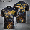 BlueJose Darts Storm Tiger Personalized Name, Team Name Shirt (4 Colors)