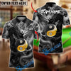 BlueJose Billiards Ball 8 & 9 Yin Yang Dragon Personalized Name Shirt (4 Colors)