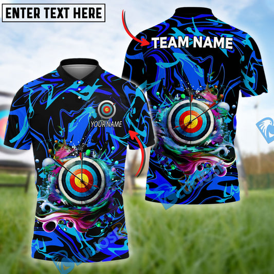 BlueJoses Archery Funny Graffiti Customized Name 3D Shirt (4 Colors)