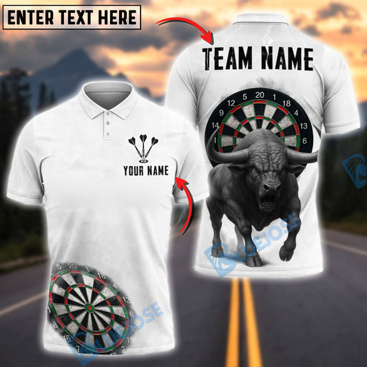 BlueJose Darts Bullseye Fury Personalized Name, Team Name Shirt