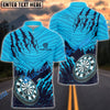 BlueJose Darts Hand Of Monster Personalized Name, Team Name Shirt (4 Colors)