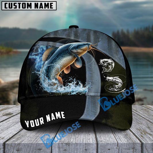 Bluejose Catfish Fishing Skinfish Texure Pattern Personalized Cap