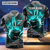 BlueJose Fire Gray Bowling and Pins Personalized Name Team Name 3D Shirt (4 Colors), Personalized Shirts For Bowling Players