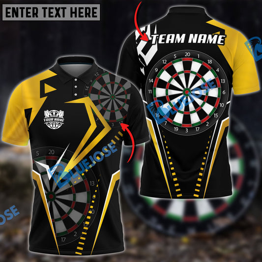 BlueJose Darts Crazy Loop Personalized Name, Team Name Shirt (4 Colors)
