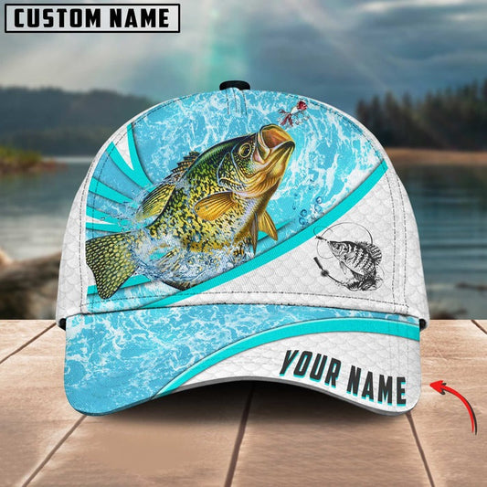 Bluejose Crappie Fishing Water Tornado Personalized Cap