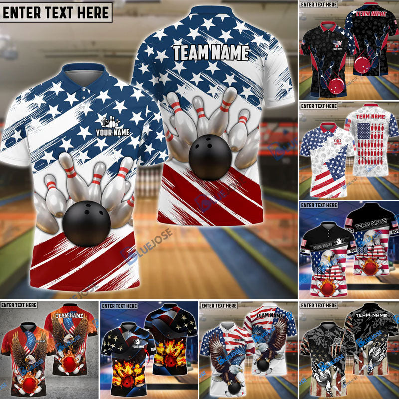 USA Flag Bowling Collection – Blue Jose