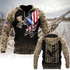 BlueJose Ripped American Flag Duck Hunting Apparels