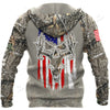 BlueJose Ripped Deer American Flag Camouflage Hunting Apparels