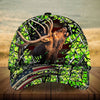 BlueJose Premium Elk Hunting Multicolor Personalized Cap