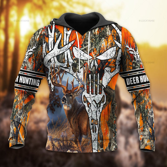 Premium Deer Hunting Hoodie & Zip Hoodie Multicolor