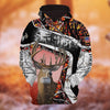 BlueJose Personalized Name The Unique Hunting Hoodie & Zip Hoodie  Multicolor