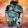 BlueJose Personalized Name The Unique Hunting Hoodie & Zip Hoodie  Multicolor