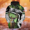 BlueJose Personalized Name The Unique Hunting Hoodie & Zip Hoodie  Multicolor