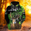 BlueJose Personalized Name The Uniqe Deer Hunting Hoodie & Zip Hoodie  Multicolor