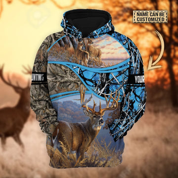 BlueJose Personalized The Premium Deer Hunting Hoodie & Zip Hoodie  Multicolor