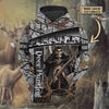 BlueJose Personalized Name The Death Deer Hunting Hoodie & Zip Hoodie  Multicolor