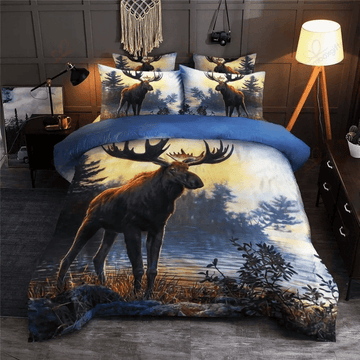 Bluejose Moose Hunting Bedding Set