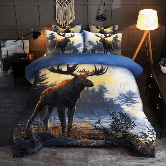 Bluejose Moose Hunting Bedding Set