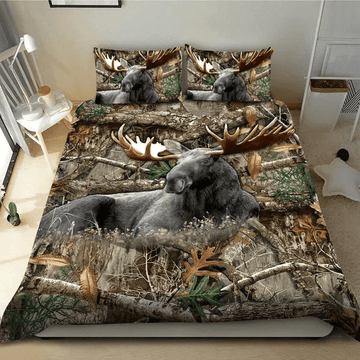 Bluejose Moose Hunting Bedding Set