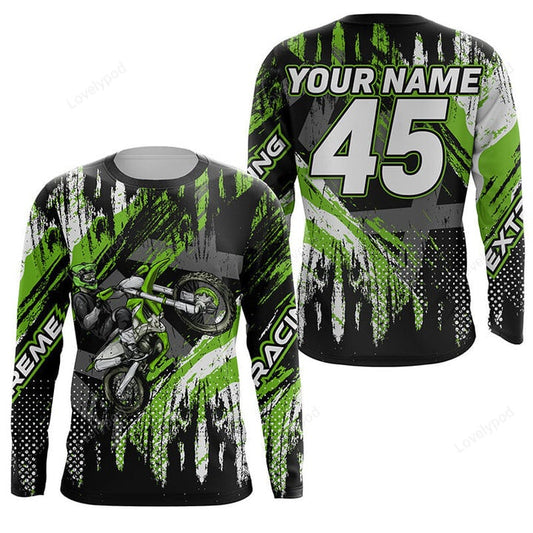 BlueJose Custom Motocross Dirt Bike Off-Road Motorcycle 3D Shirt