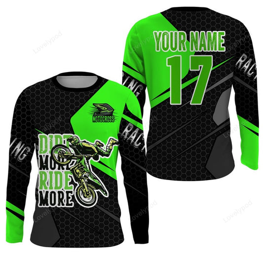 BlueJose Personalized Orange Downhill Skull Racing 3D Shirt