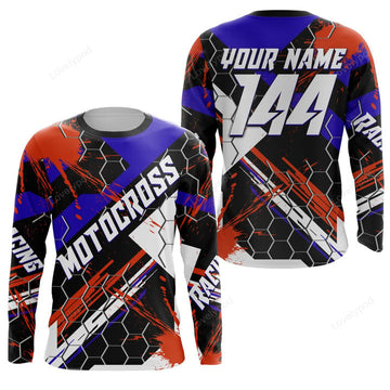 BlueJose Personalized Extreme Racing Mx Off-Road Motorcycle 3D Shirt