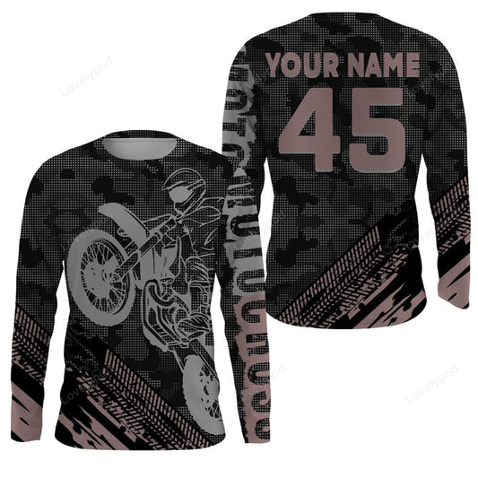 BlueJose  Personalized Number & Name Motorcycle Off-Road Riders Dirt Bike Racing