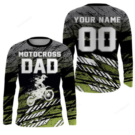 BlueJose Personalized Riding Motocross Racing Dirt Bike Motorcycle 3D Shirt