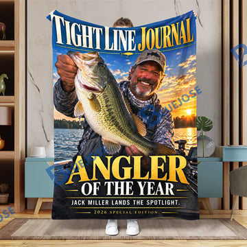 BlueJose Angler of the Year – Personalized Fishing Photo Blanket