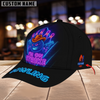 BlueJose Bowling I'm On Strike Neon Style Personalized Name Cap