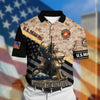 BlueJose Honor The Fallen Veteran Polo Shirt