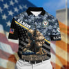 BlueJose Honor The Fallen Veteran Polo Shirt