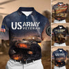 BlueJose Unique U.S.Army Veteran Polo Shirt