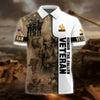 BlueJose Unique Honor The Fallen Veteran Polo Shirt