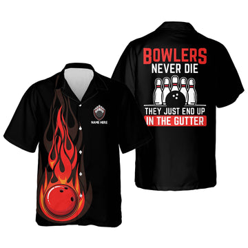 BlueJoses Blowers Never Die They Just End Up In The Gutter Personalized Name Hawaiian Shirt