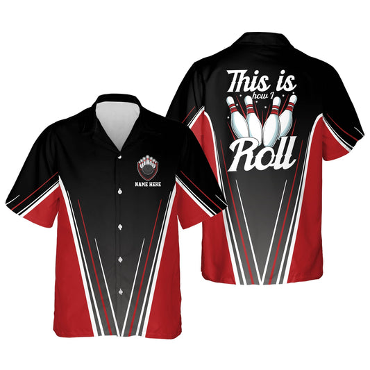 BlueJose This is How I Roll Bowling Personalized Name Hawaiian Shirts