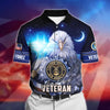 BlueJose Premium U.S Multiple Service Veteran Polo Shirt