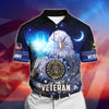 BlueJose Premium U.S Multiple Service Veteran Polo Shirt