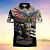 BlueJose Premium U.S Multiple Service Veteran Polo Shirt