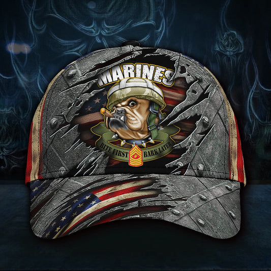 BlueJose Premium Unique U.S Marine Corps Veteran Cap PVC061102