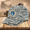 BlueJose Premium US Military Services Veteran Cap PVC251201