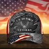 BlueJose Premium U.S Multiple Service Veteran 3D Cap PVC010302