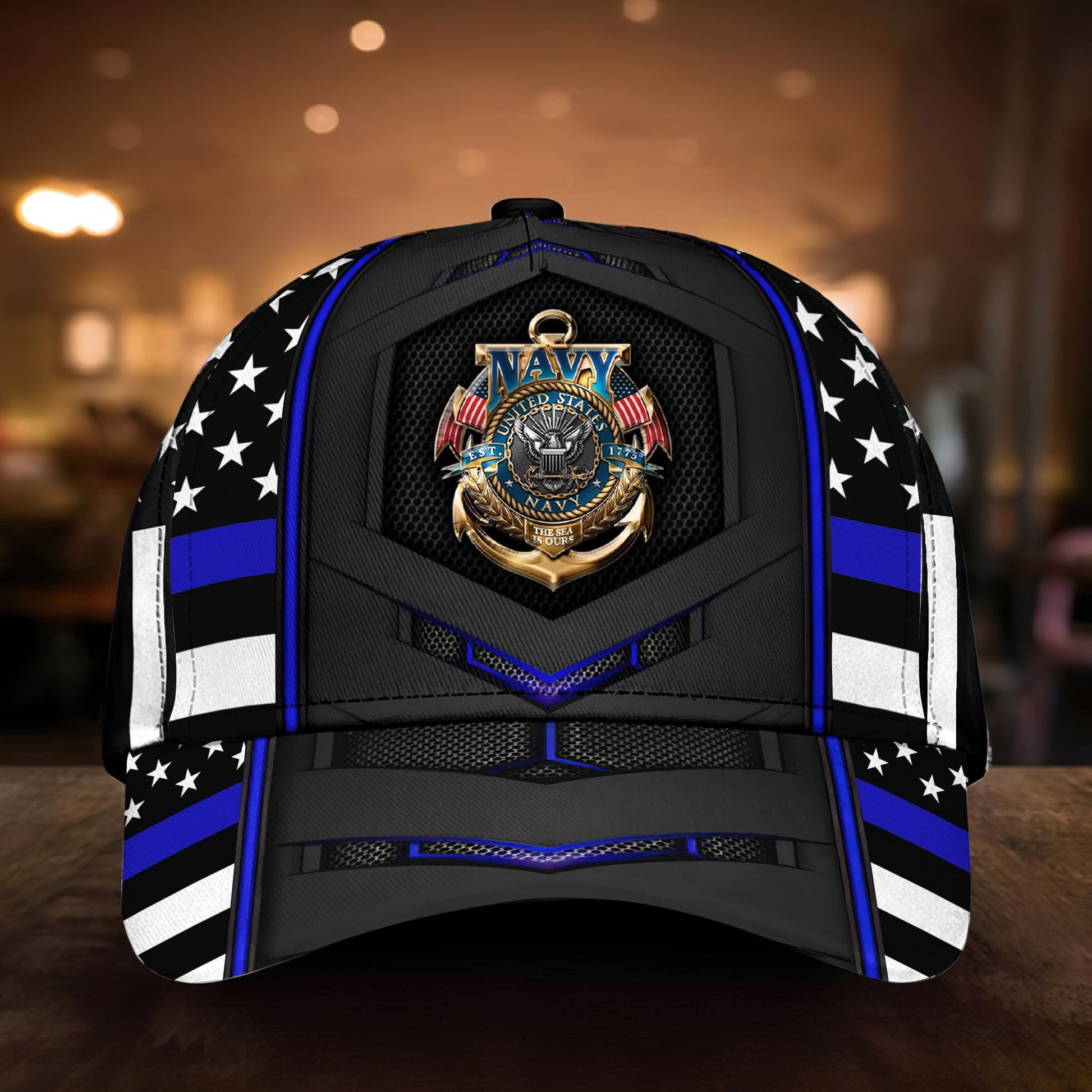 BlueJose Premium U.S Multiple Service Veteran 3D Cap PVC030301