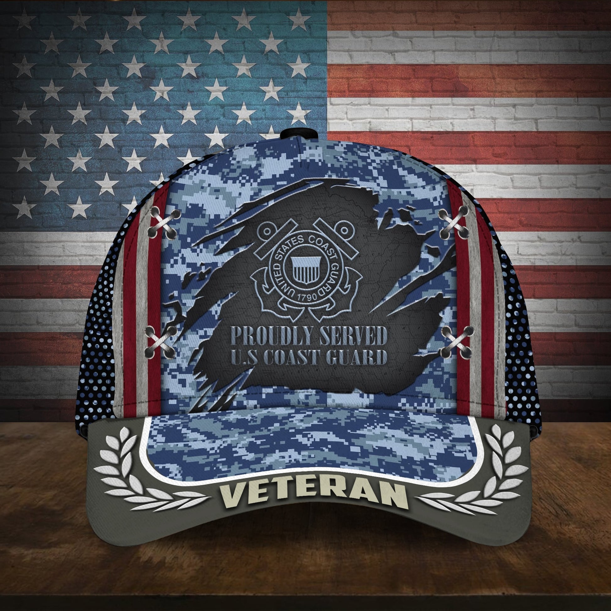 BlueJose Proudly Served Multiservice U.S Veteran Cap MH130605