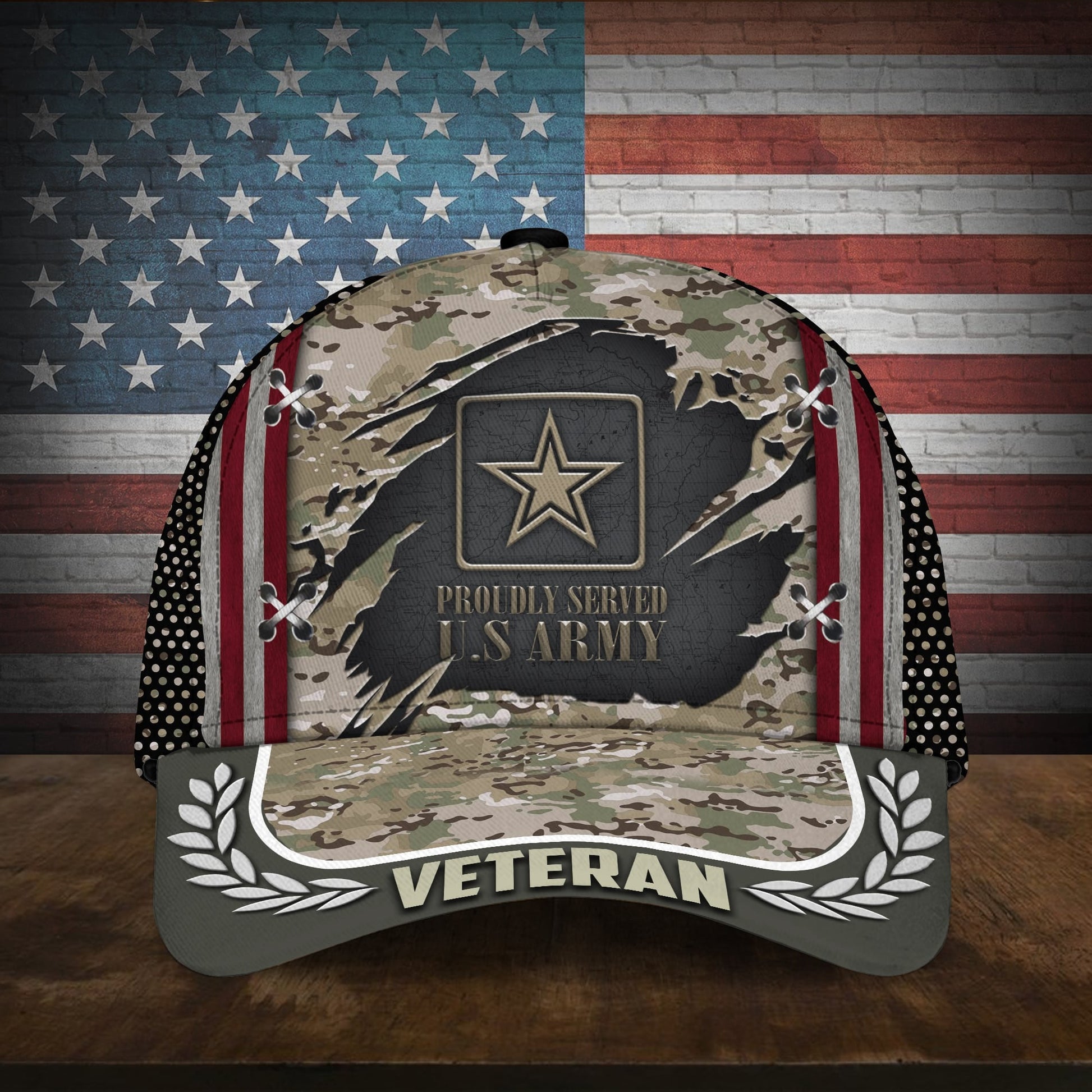 BlueJose Proudly Served Multiservice U.S Veteran Cap MH130605