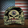 BlueJose Colorful Puniskull Multiservice U.S Veteran Cap MH100607