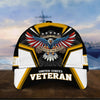 BlueJose Premium Land Of The Free U.S. Veteran 3D Cap PVC110701