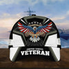 BlueJose Premium Land Of The Free U.S. Veteran 3D Cap PVC110701