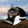 BlueJose Premium Land Of The Free U.S. Veteran 3D Cap PVC110701