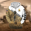 BlueJose Premium US Veteran Zip Hoodie